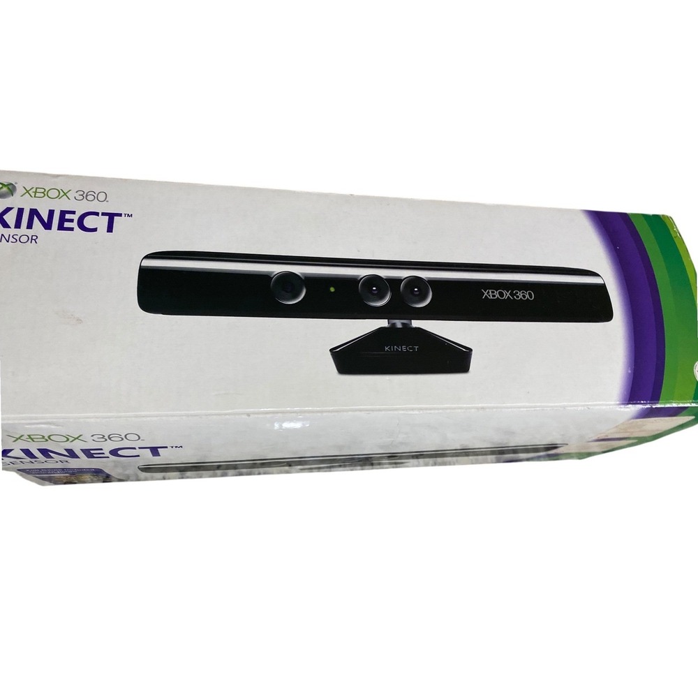 Microsoft Xbox 360 Kinect Sensor Motion Camera with Original Box Black - Picture 3 of 5